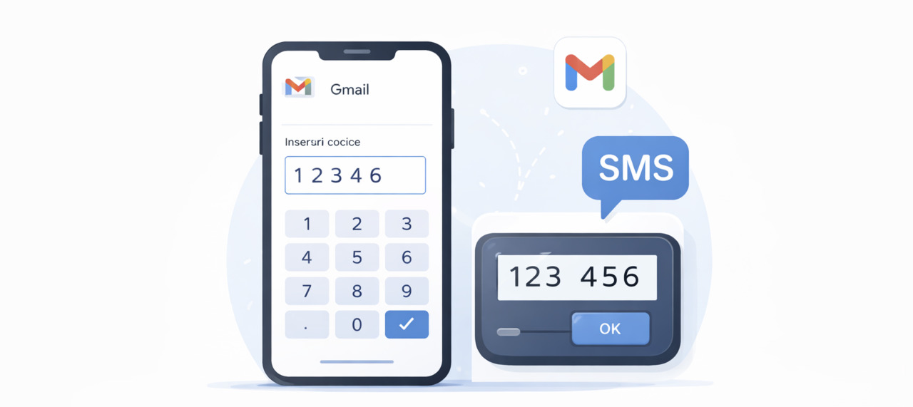 Verifica di sicurezza Google durante l’accesso a Gmail