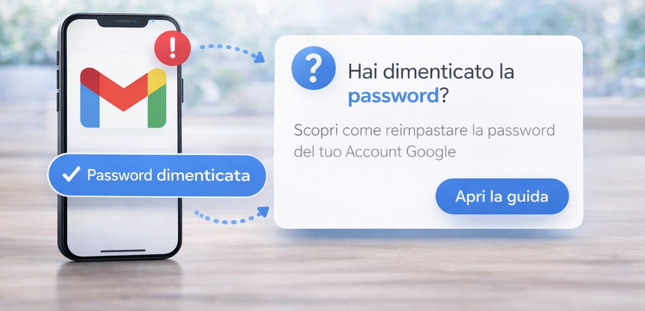 Verifiche di sicurezza Google durante il recupero Gmail
