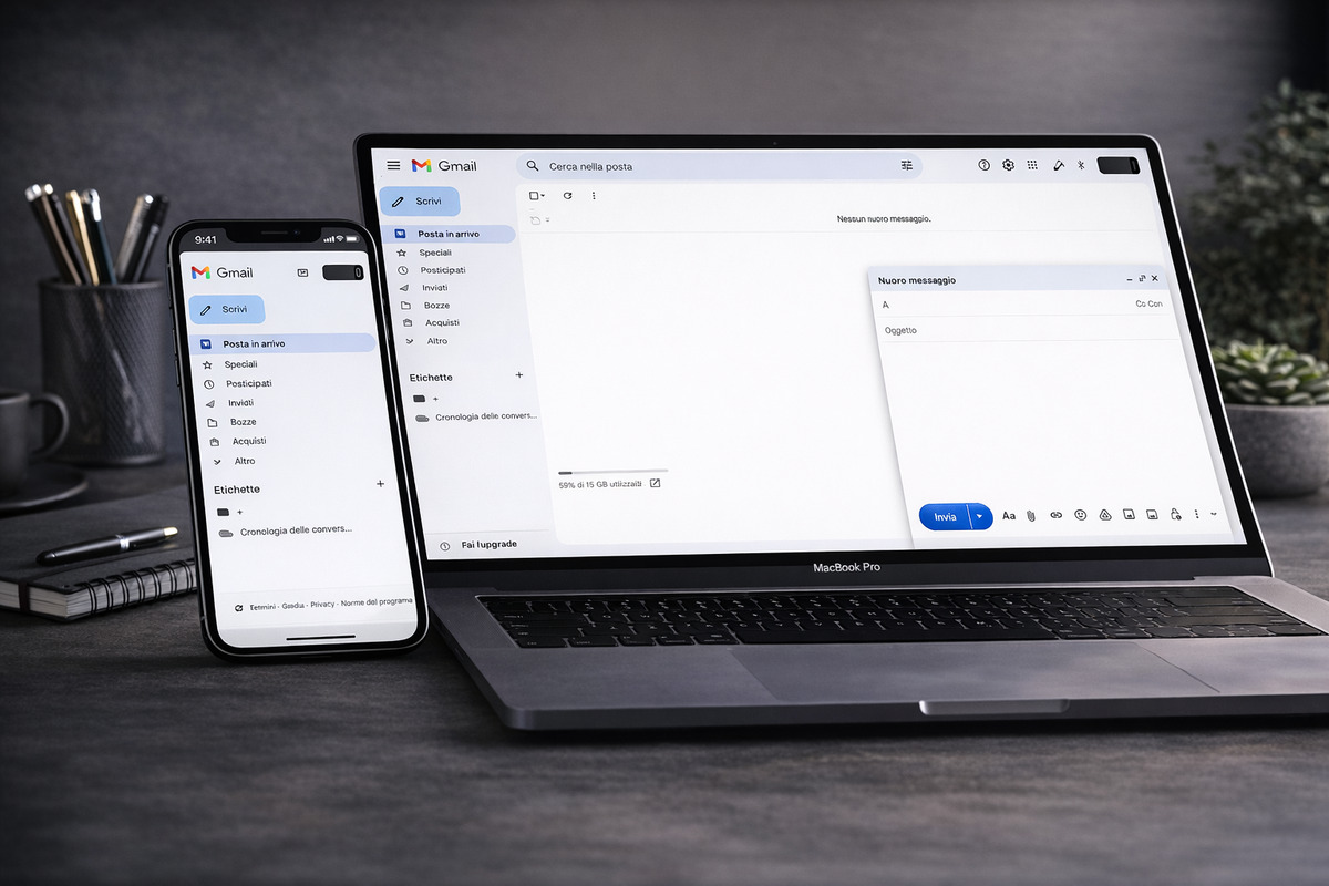 Account Gmail creato con successo