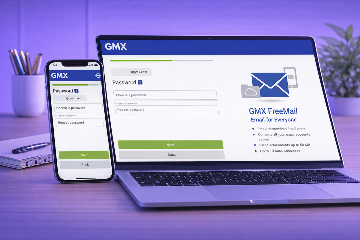 Creazione della password per GMX Mail