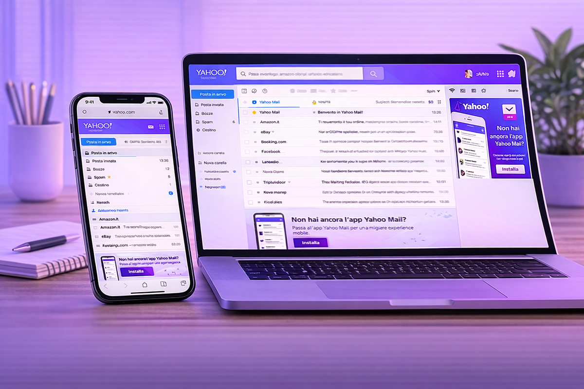 Account Yahoo Mail creato con successo
