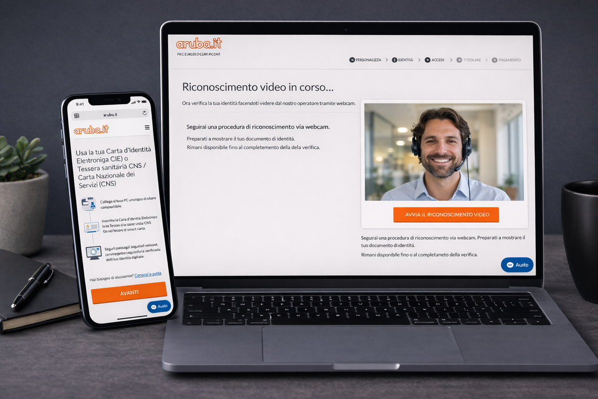 Completamento del riconoscimento con Aruba ID