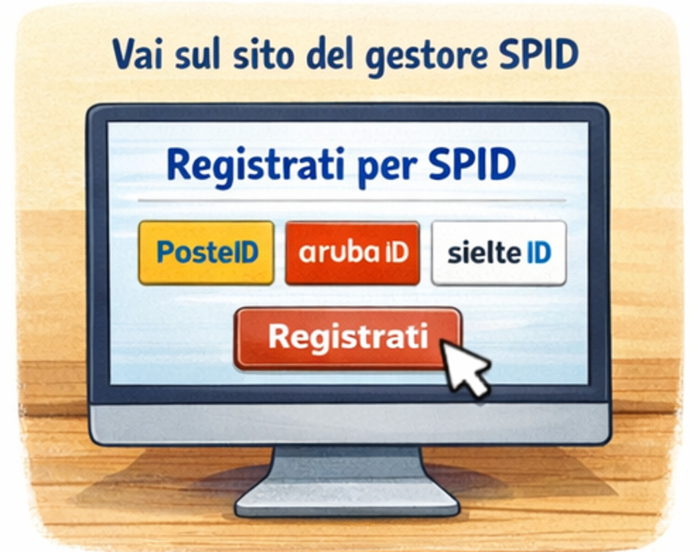 Scelta del gestore SPID tra quelli disponibili