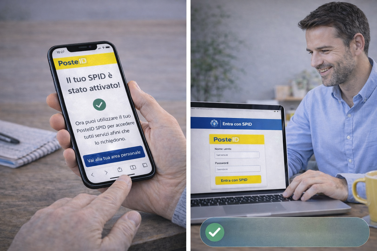 SPID Poste attivato e pronto per essere usato