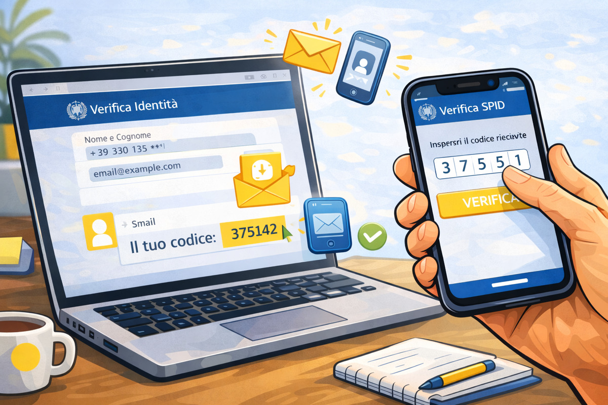 Verifica dei dati durante la procedura di recupero dello SPID