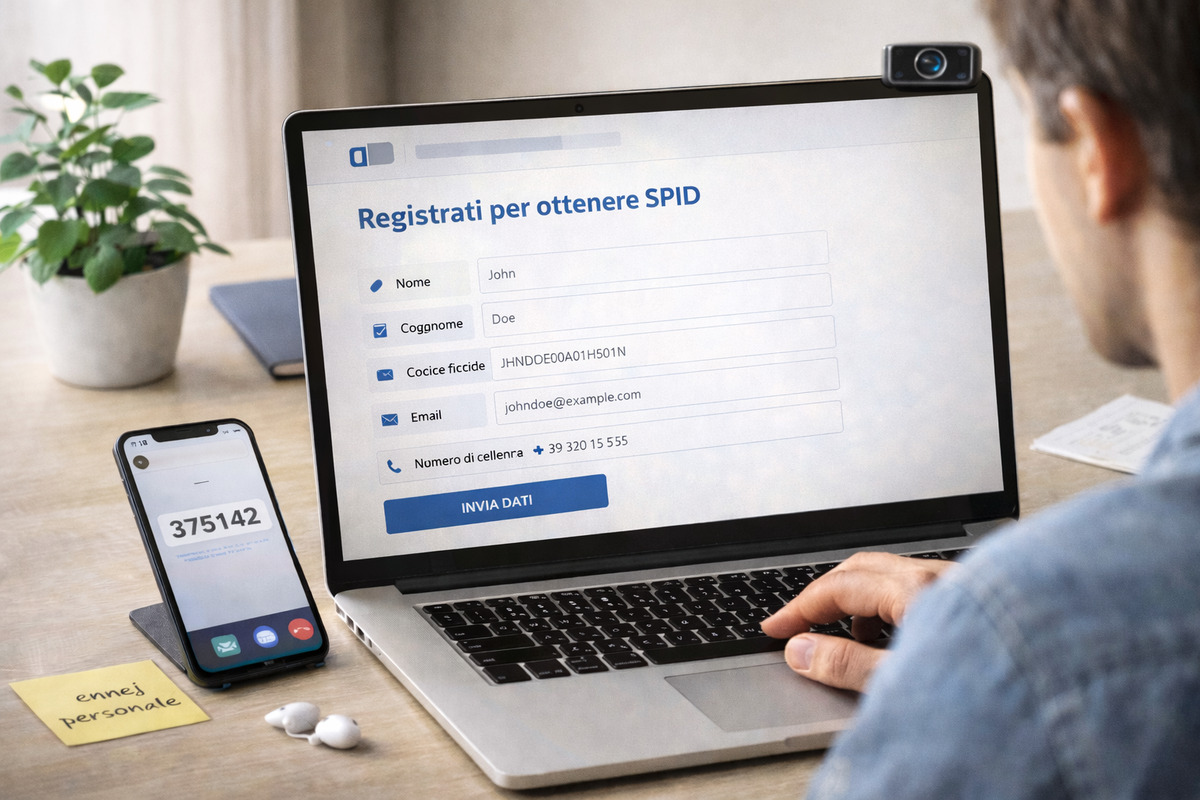 Registrazione SPID online sul sito del provider