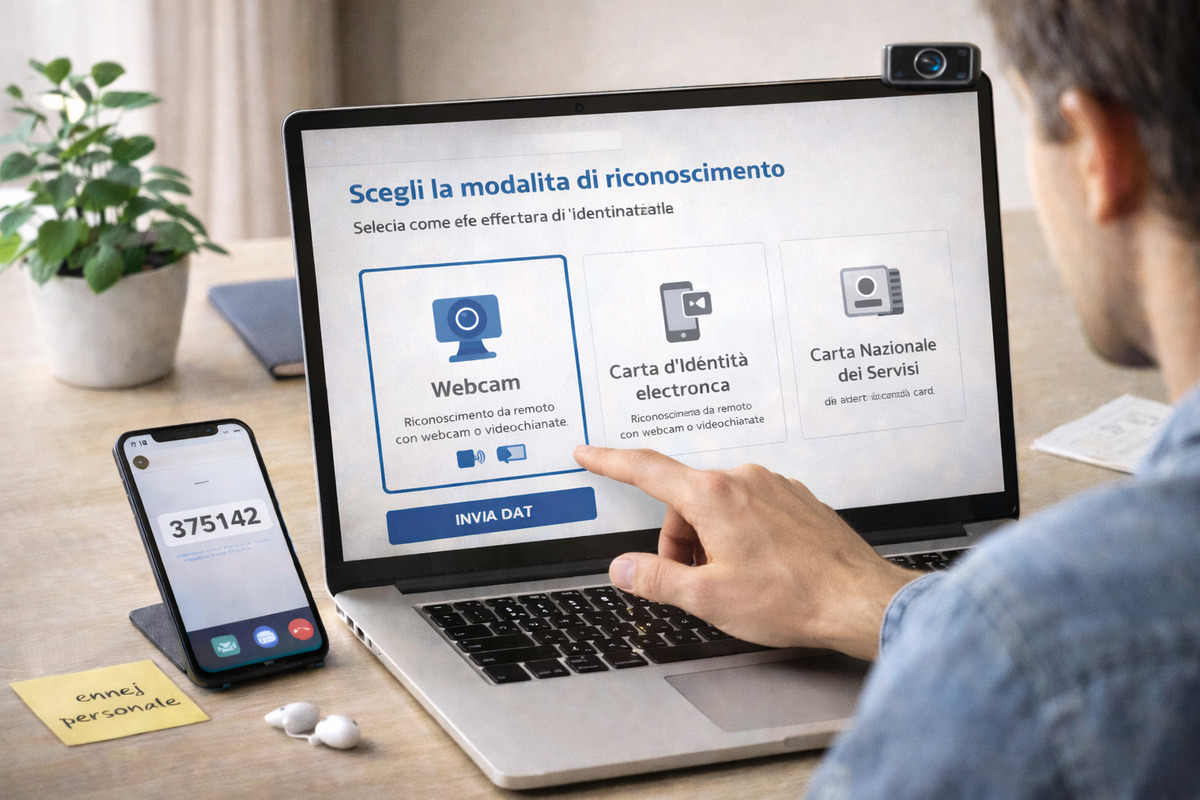 Scelta del metodo di riconoscimento con webcam o video