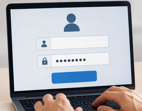 Inserimento di indirizzo PEC e password