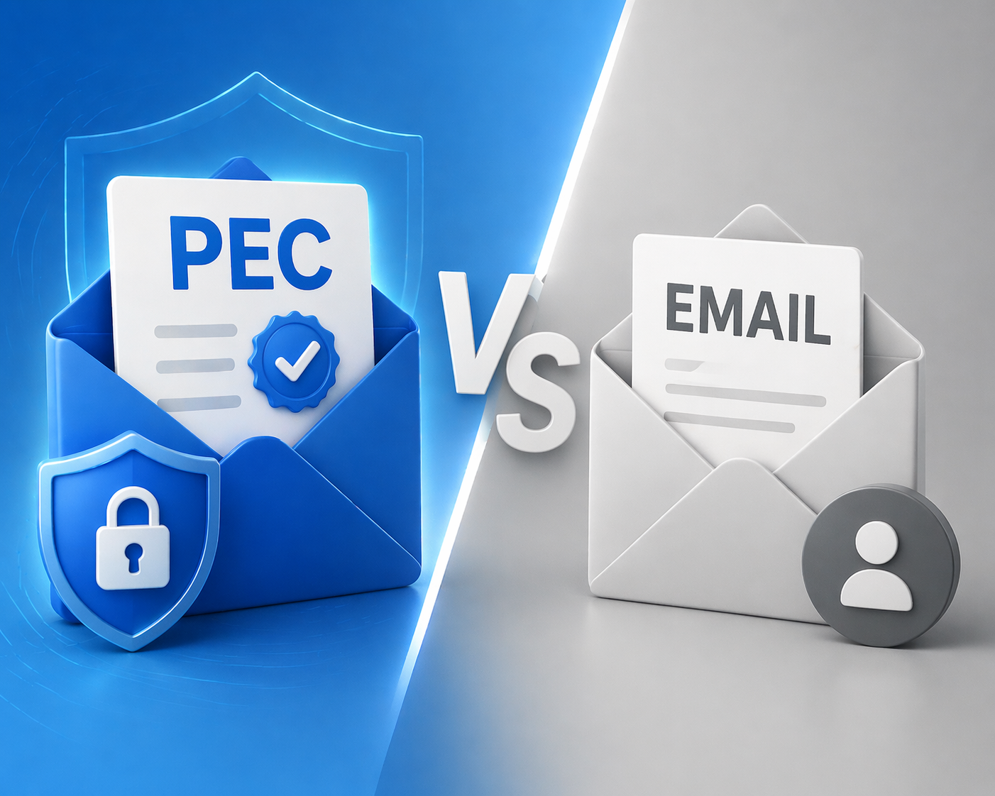 Confronto semplice tra PEC ed email normale