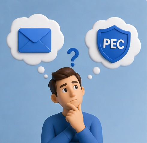 Scelta tra PEC ed email normale in base al tipo di comunicazione