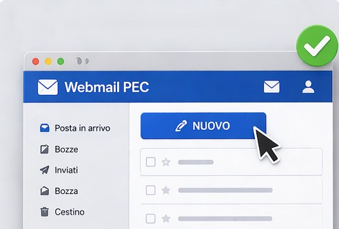 Creazione di un nuovo messaggio PEC