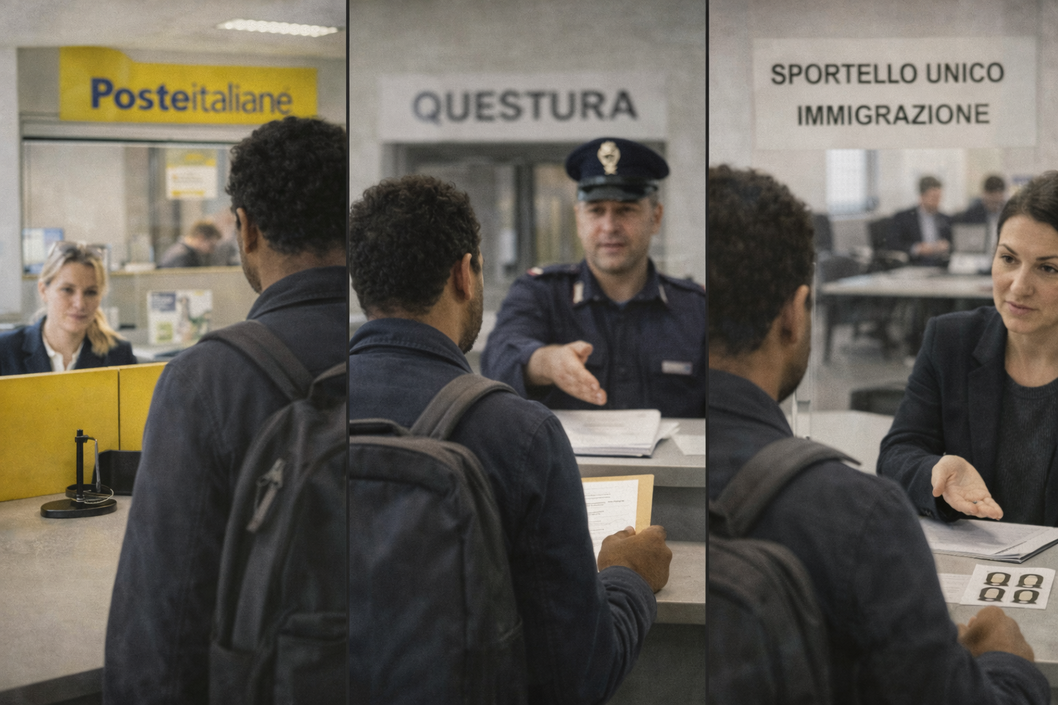 Verifica se la pratica di soggiorno richiede il passaggio in Questura