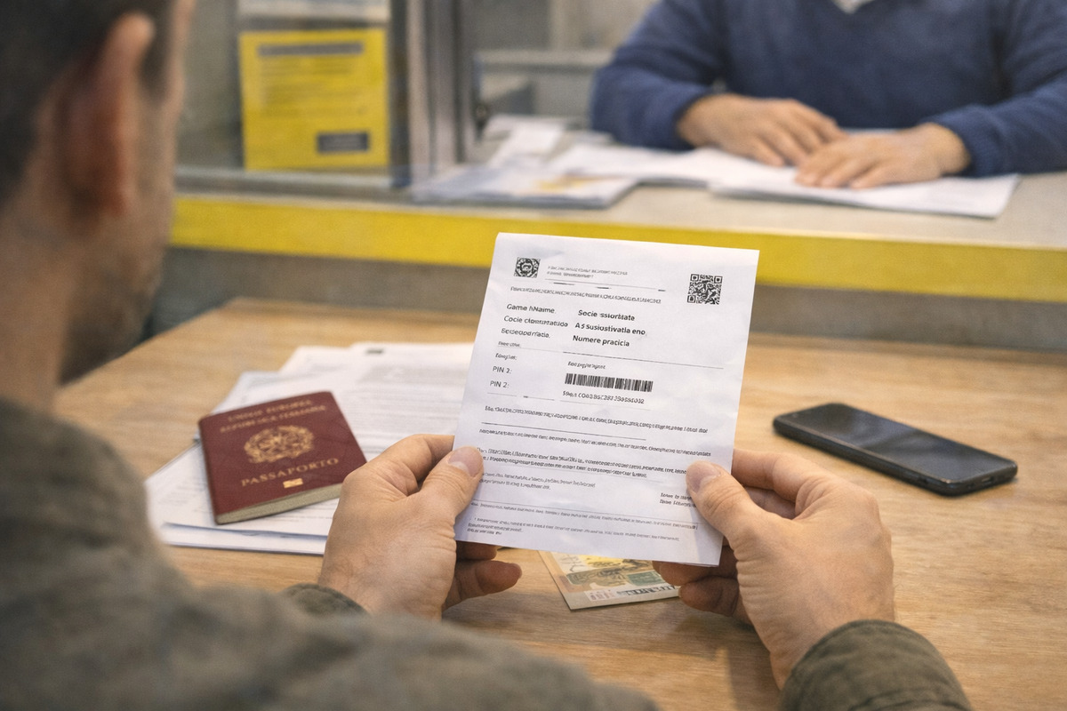 Ricevuta della domanda di primo rilascio del permesso di soggiorno