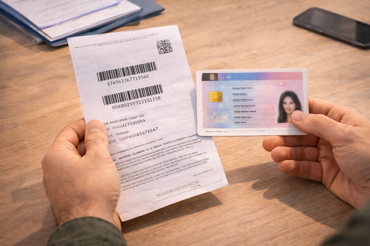 Ricevuta del rinnovo del permesso di soggiorno