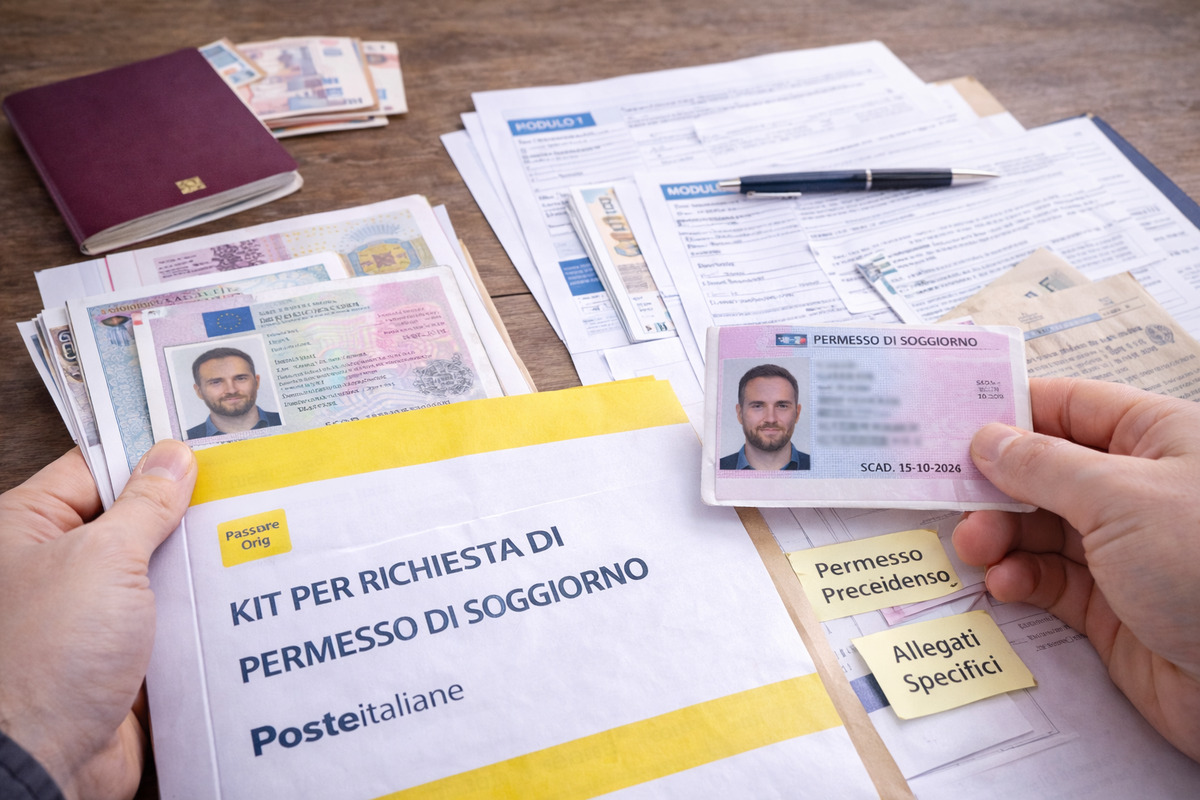 Passaporto e allegati per il permesso di soggiorno