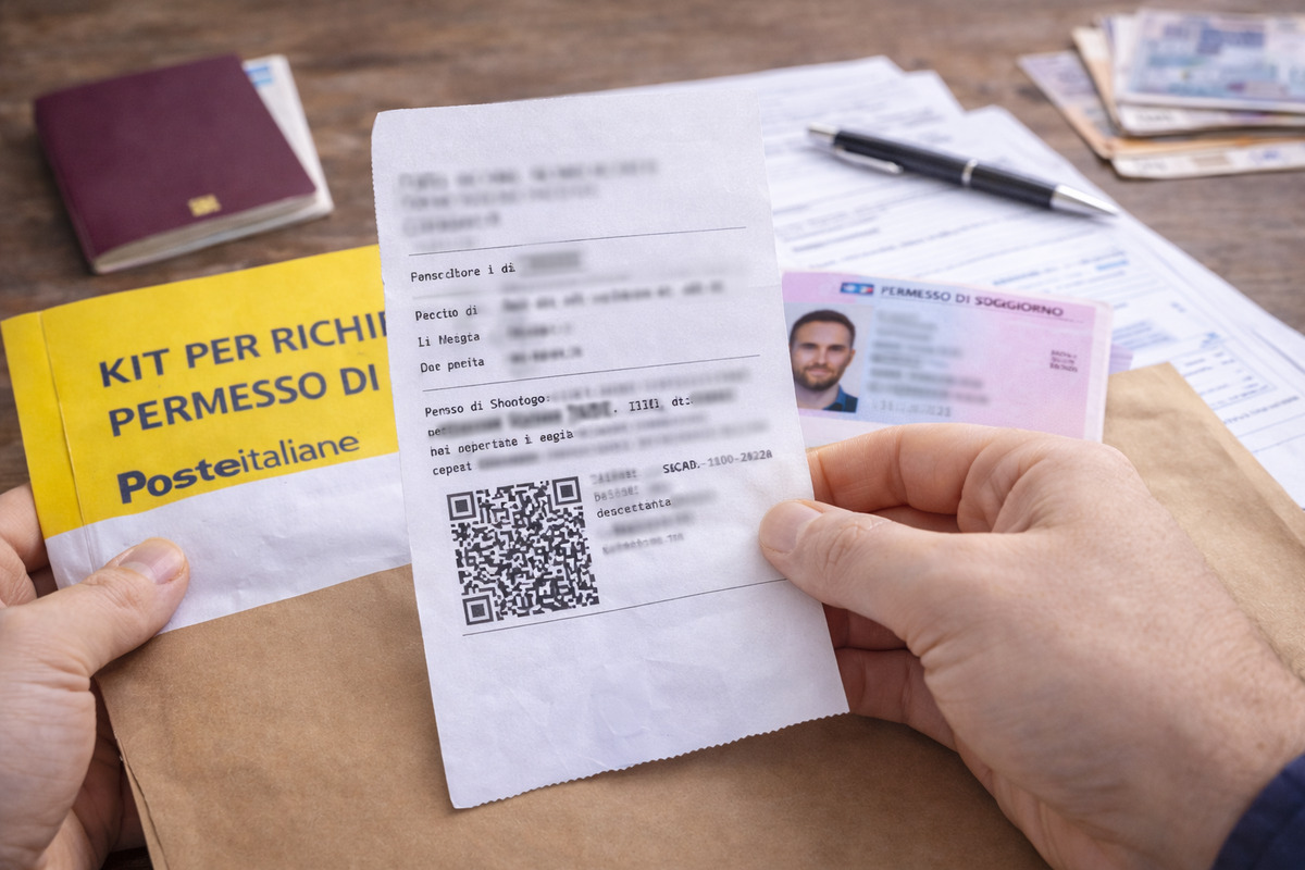 Ricevuta della domanda di permesso di soggiorno