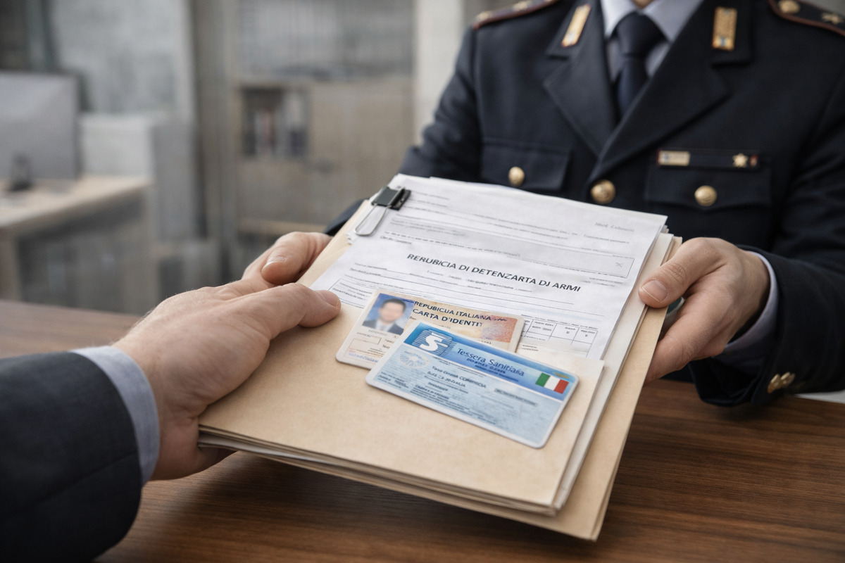 Presentazione della domanda di nulla osta acquisto armi all’ufficio competente