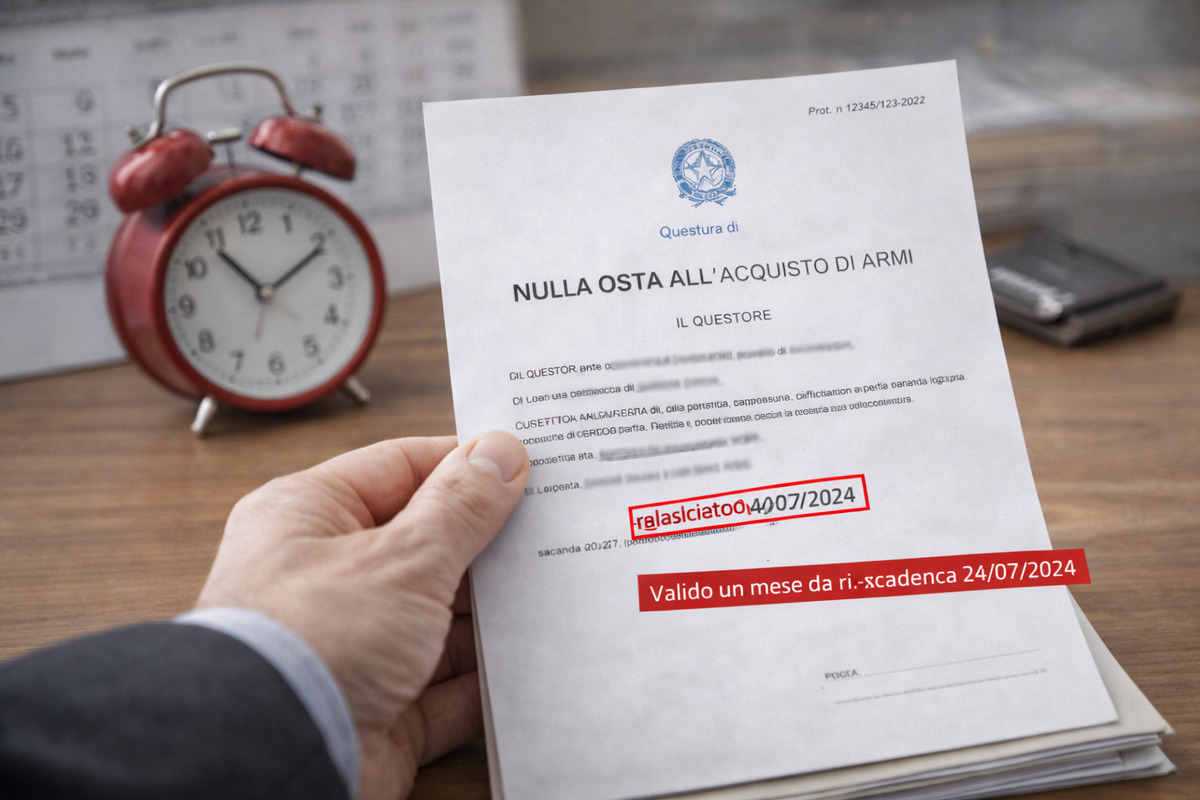 Esito della pratica e utilizzo del nulla osta all’acquisto di armi