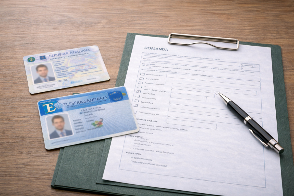 Documento di identità e tessera sanitaria per il porto d’armi uso caccia