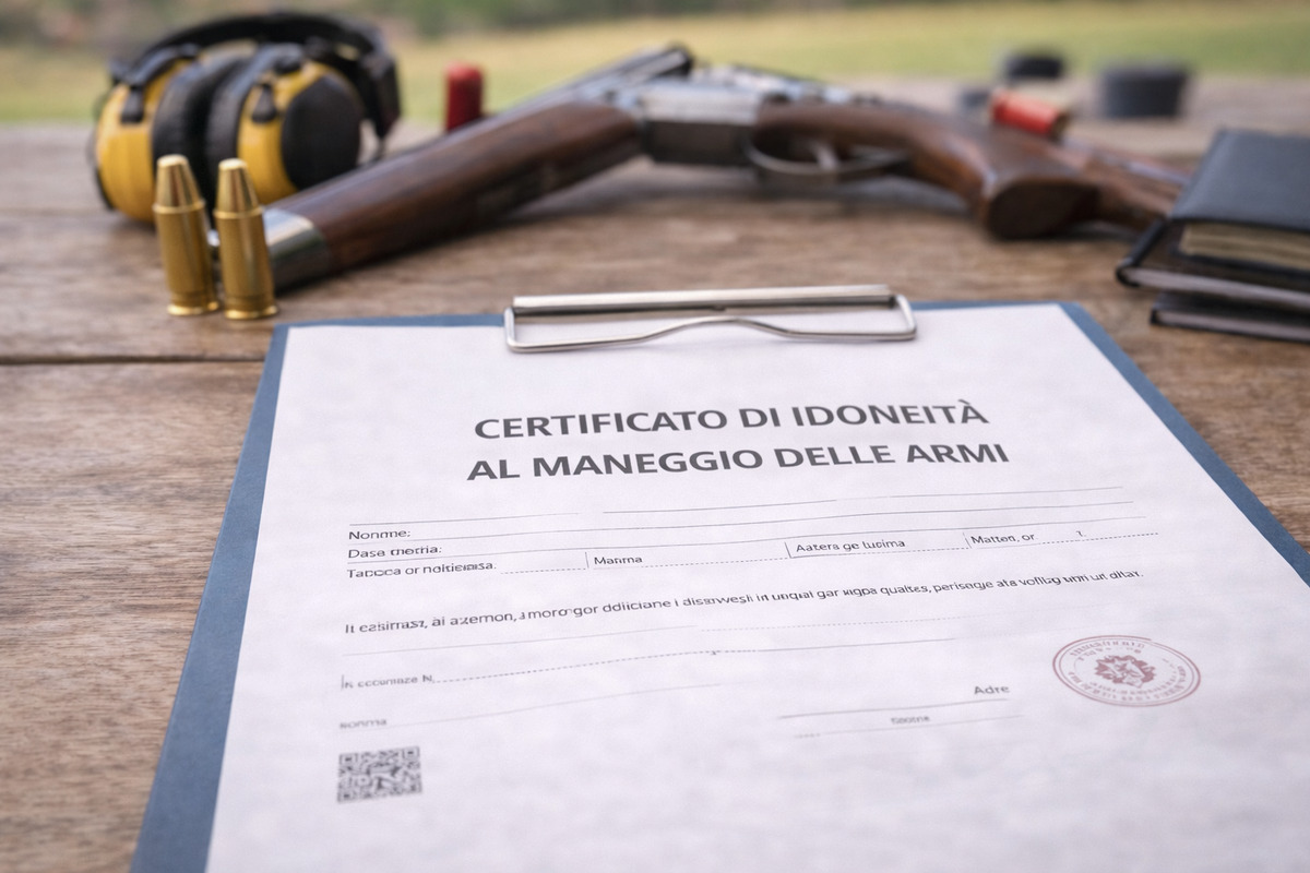 Idoneità al maneggio delle armi per il porto d’armi uso sportivo