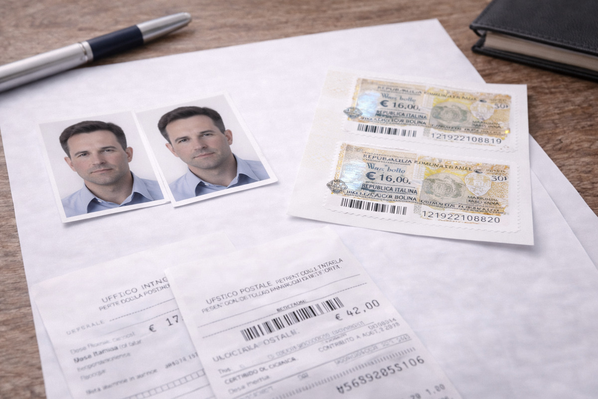 Foto tessera, marche da bollo e ricevute per il porto d’armi uso sportivo