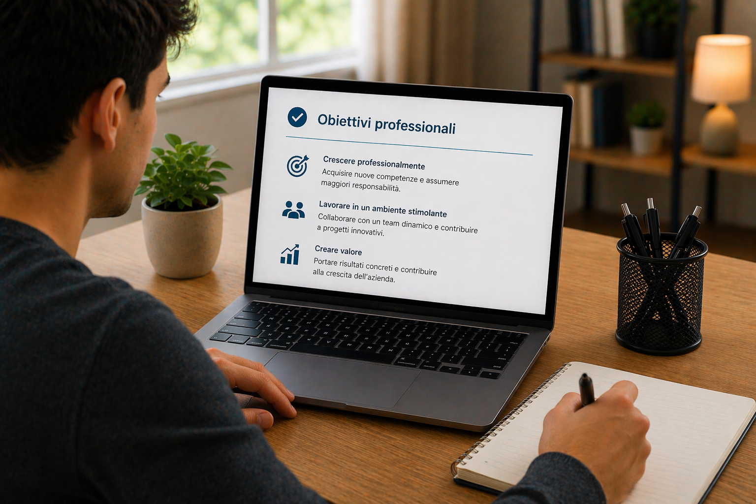 Curriculum senza esperienza con aspetto semplice e leggibile