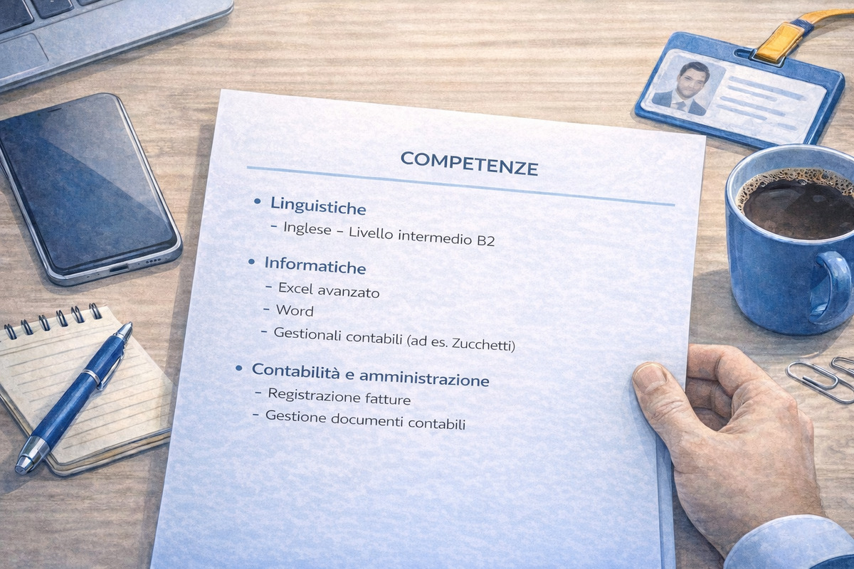 Inserimento delle competenze reali nel curriculum